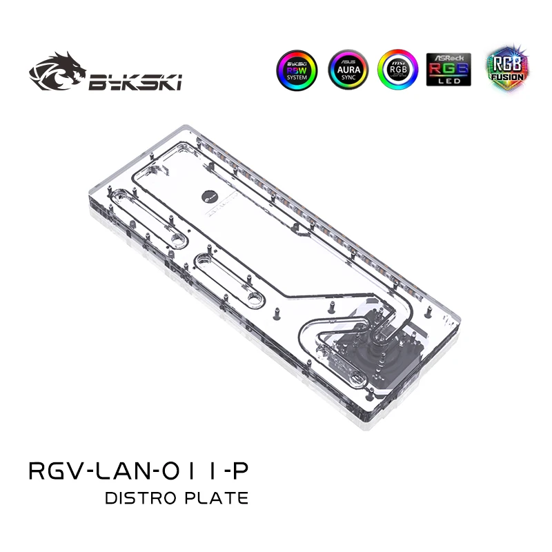 BYKSKI  Acrylic Board Water Di - огляд і ціна Distro Plate Ddc Pump Combo