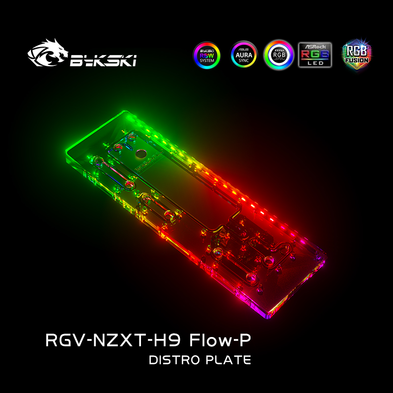 Bykski RGV-NZXT-H9 FIow-P Acry - огляд і ціна Distro Plate Ddc Pump Combo