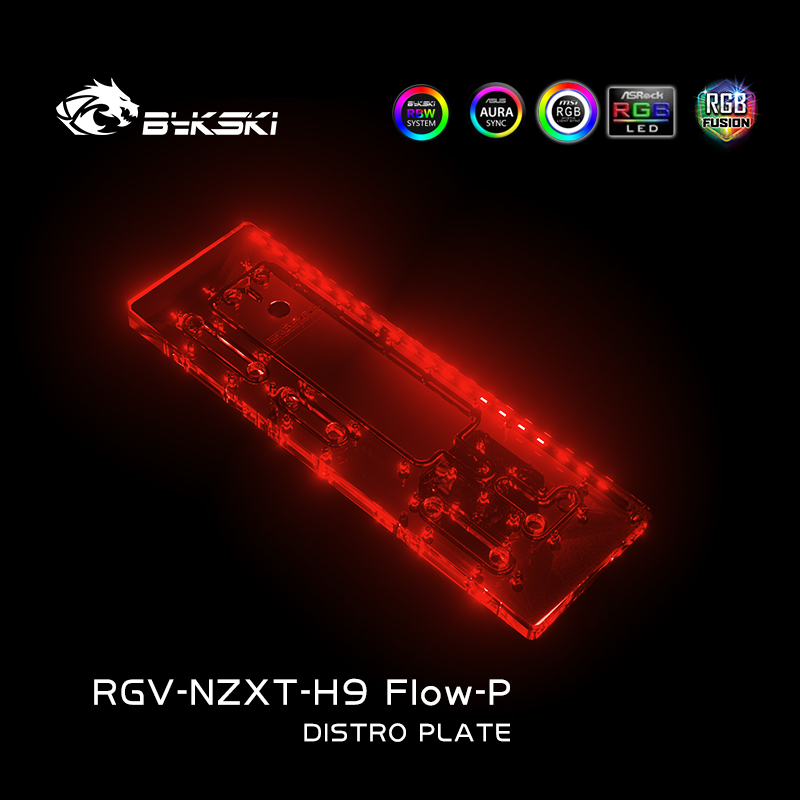 Bykski RGV-NZXT-H9 FIow-P Acry - огляд і ціна Distro Plate Ddc Pump Combo