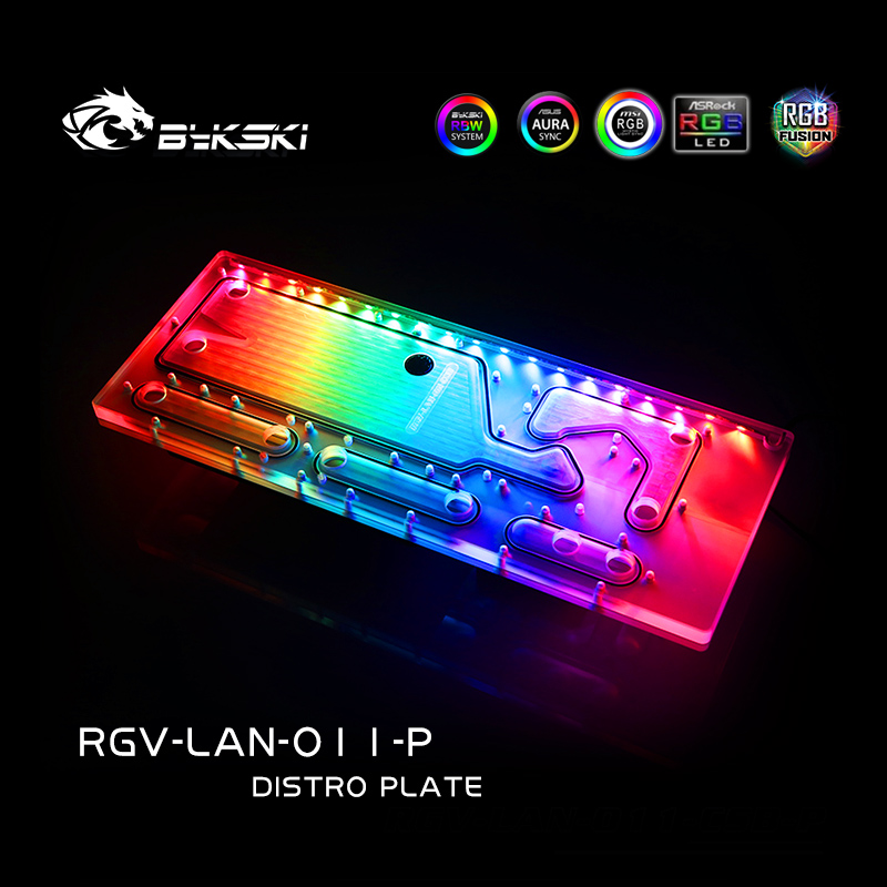 BYKSKI RGV-LAN-O11-P Acrylic B - огляд і ціна Distro Plate Ddc Pump Combo