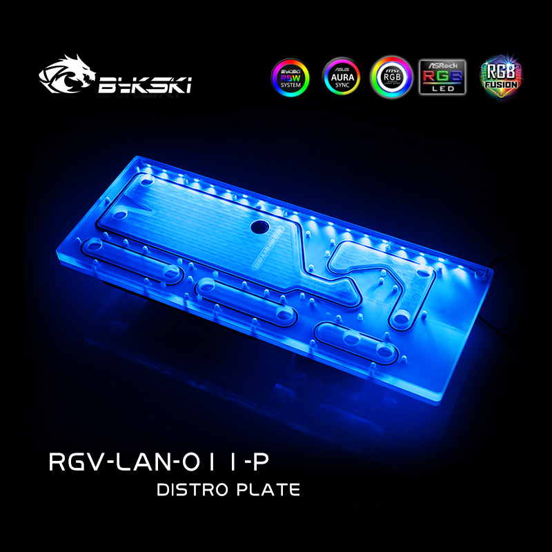 BYKSKI RGV-LAN-O11-P Acrylic B - огляд і ціна Distro Plate Ddc Pump Combo