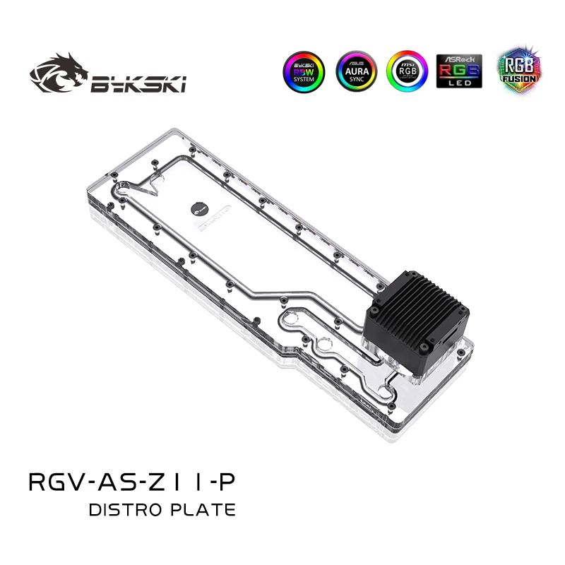 BYKSKI RGV-AS-Z11-P Acrylic Ta - огляд і ціна Distro Plate Ddc Pump Combo