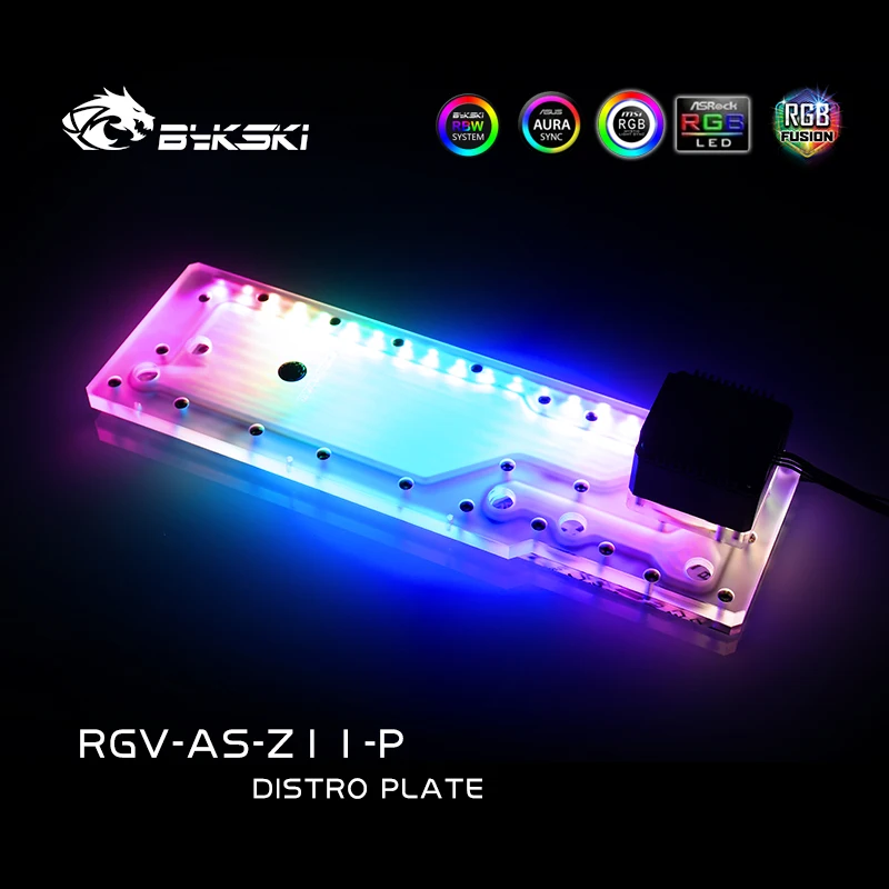 BYKSKI RGV-AS-Z11-P Acrylic Ta - огляд і ціна Distro Plate Ddc Pump Combo