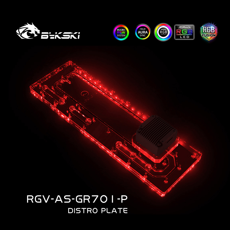 BYKSKI Distro Plate Acrylic Re - огляд і ціна Distro Plate Ddc Pump Combo