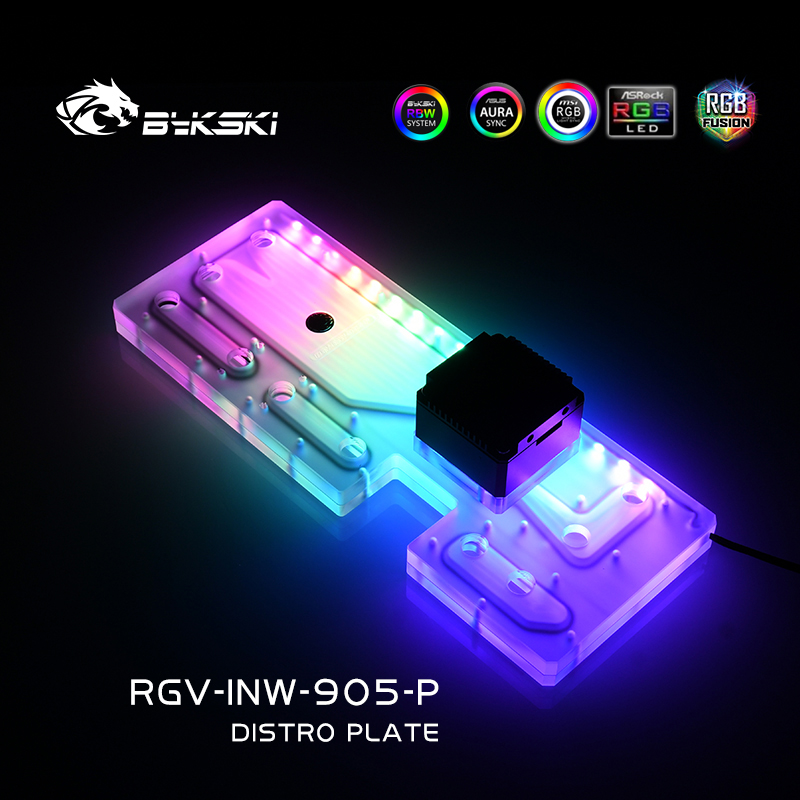 Bykski RGV-INW-905-P Acrylic D - огляд і ціна Distro Plate Ddc Pump Combo