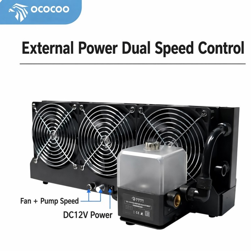 OCOCOO External  Water Cooling - огляд і ціна External Radiator Water Cooling Kit